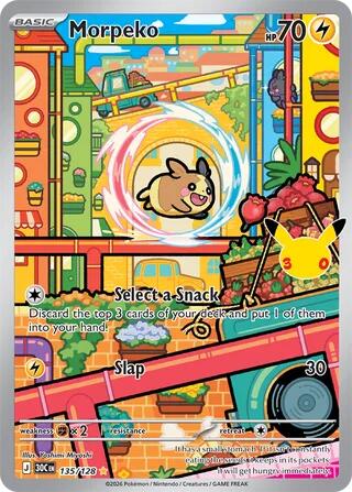 Morpeko - 135/128 - FOIL ★ ME: 30th Celebration 135/128