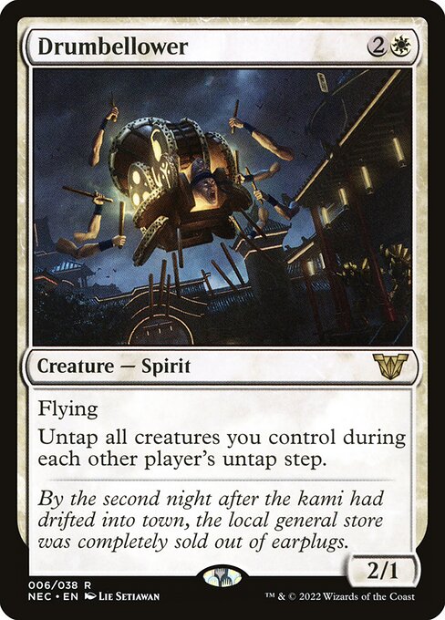 Drumbellower - Kamigawa: Neon Dynasty Commander NEC 006/038 R (2022; Lie Setiawan)