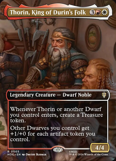 Thorin, King of Durin's Folk (Borderless) - The Hobbit Eternal