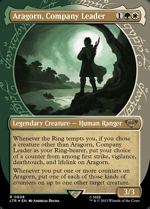 Aragorn, Company Leader - FOIL ★ The Lord of the Rings: Tales of Middle-earth LTR 0808 R