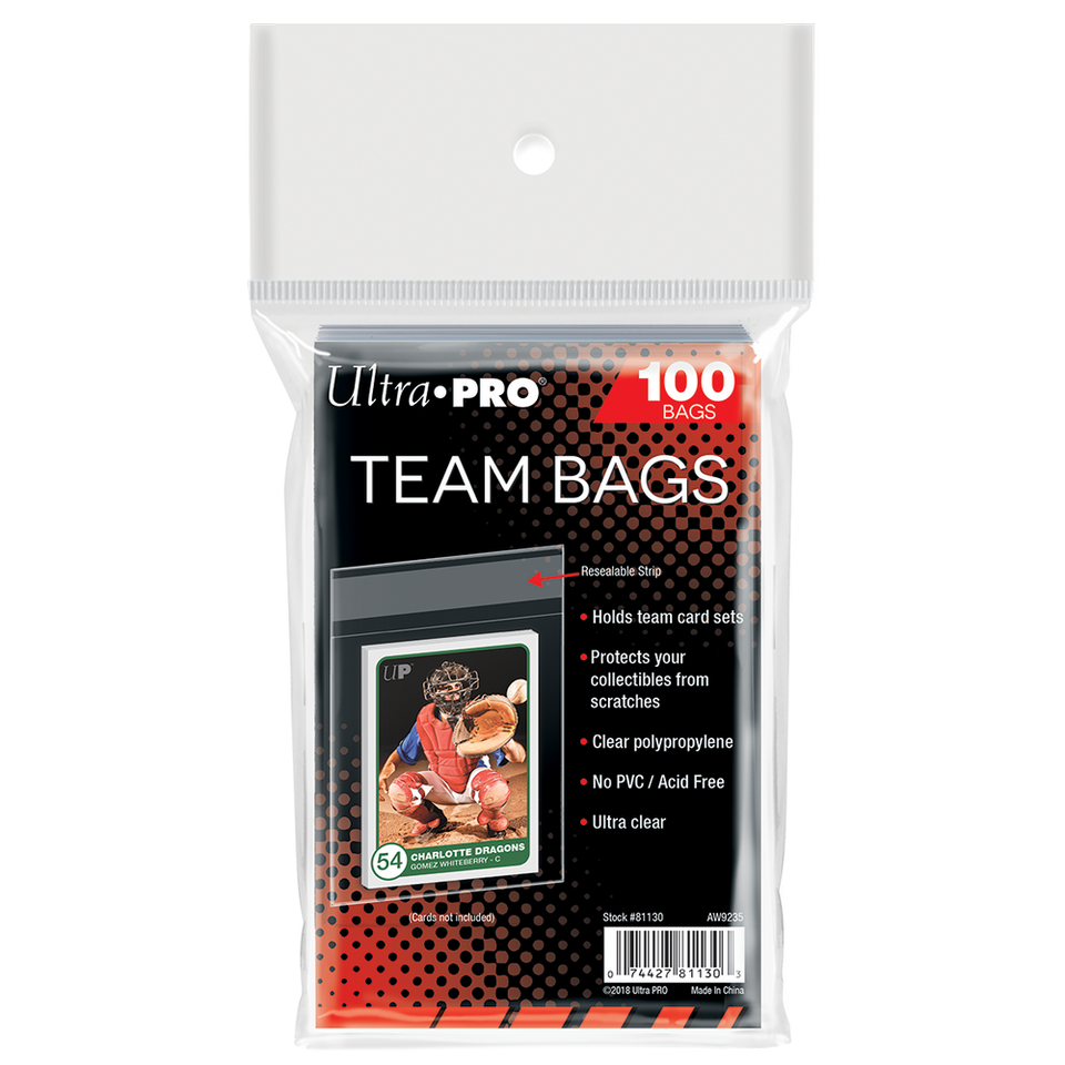 Ultra Pro: Team Bags Resealable Sleeves