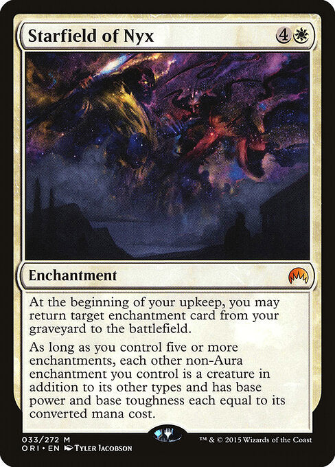 Starfield of Nyx - Magic Origins ORI 033/272 M (2015; Tyler Jacobson)
