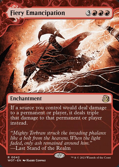 Fiery Emancipation - FOIL ★ WOT 42