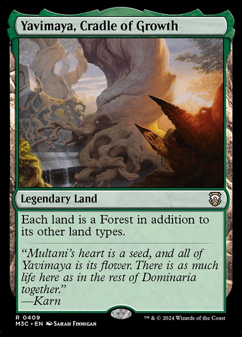 Yavimaya, Cradle of Growth (Ripple Foil) - FOIL ★ Commander: Modern Horizons 3 409