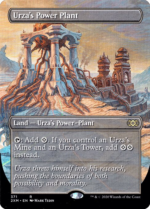 Urza's Power Plant - Double Masters 2XM 371, borderless
