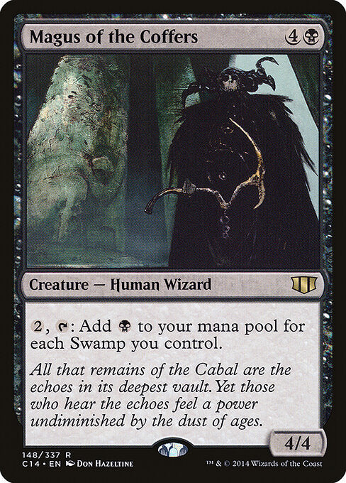 Magus of the Coffers - Commander 2014 C14 148/337 R (2014; Don Hazeltine art)