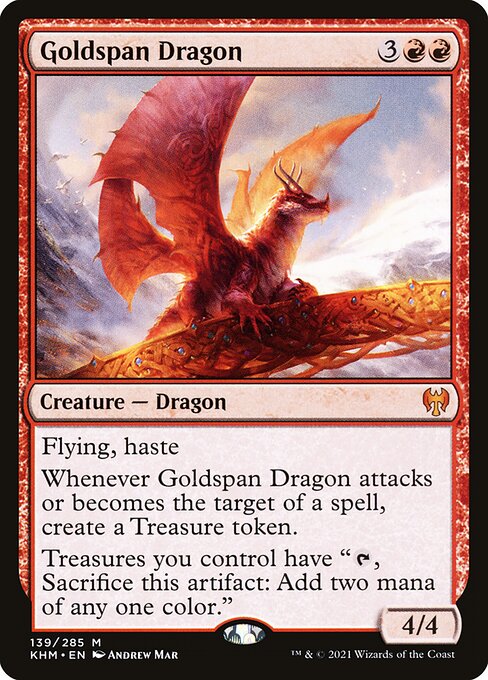 Goldspan Dragon - The List Reprints 139/285