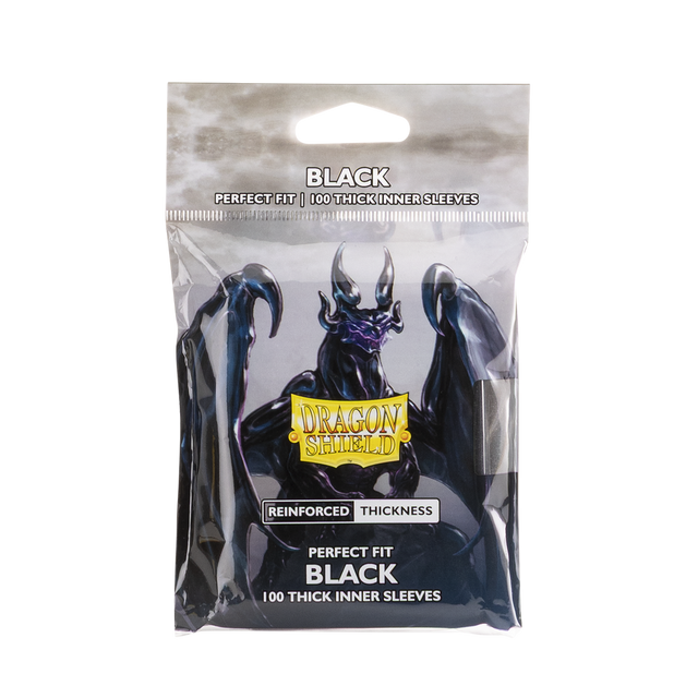 Dragon Shield: Black Perfect Fit Thick