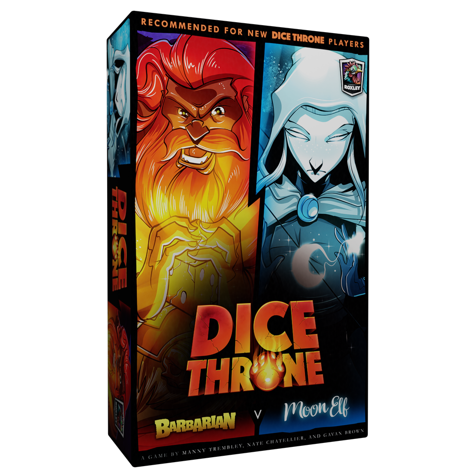 Dice Throne: Barbarian v Moon Elf