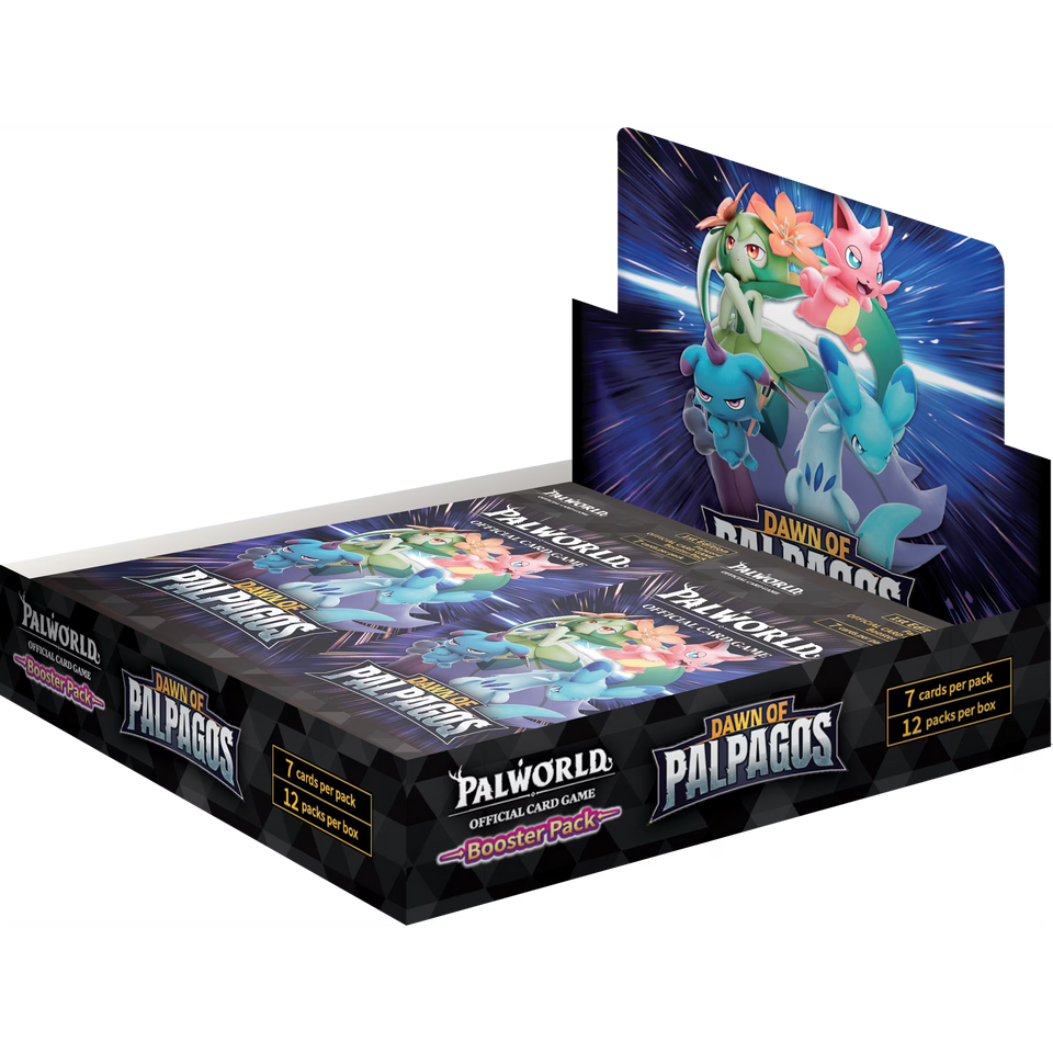 Palworld OCG: Dawn of Palpagos Booster Display