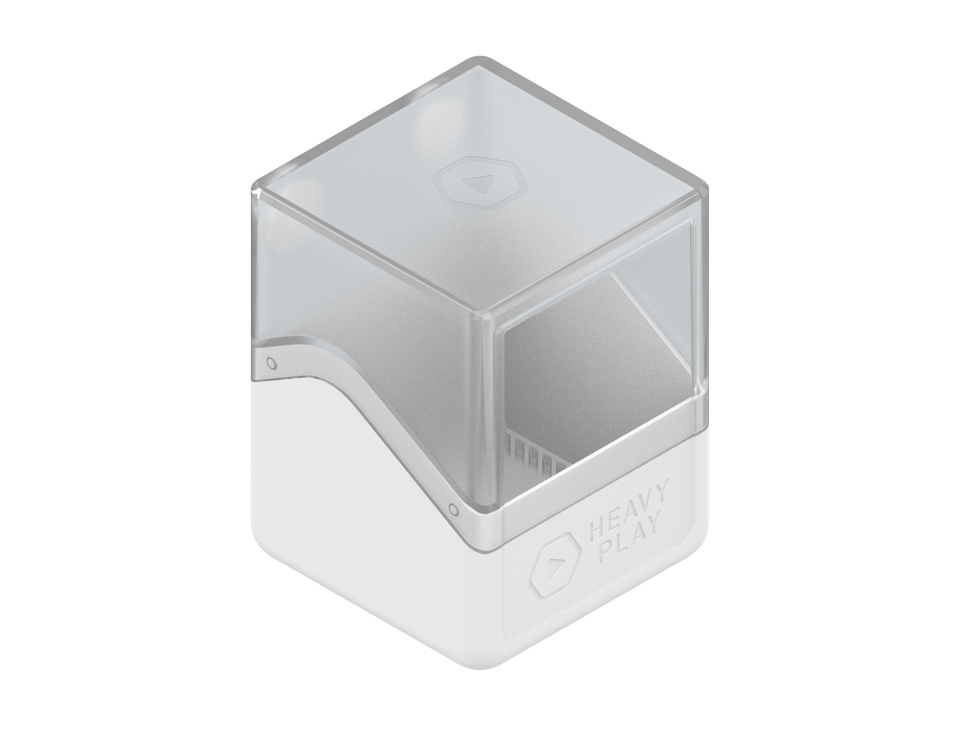 Heavy Play: RFG Deckbox 100 DS Cleric White