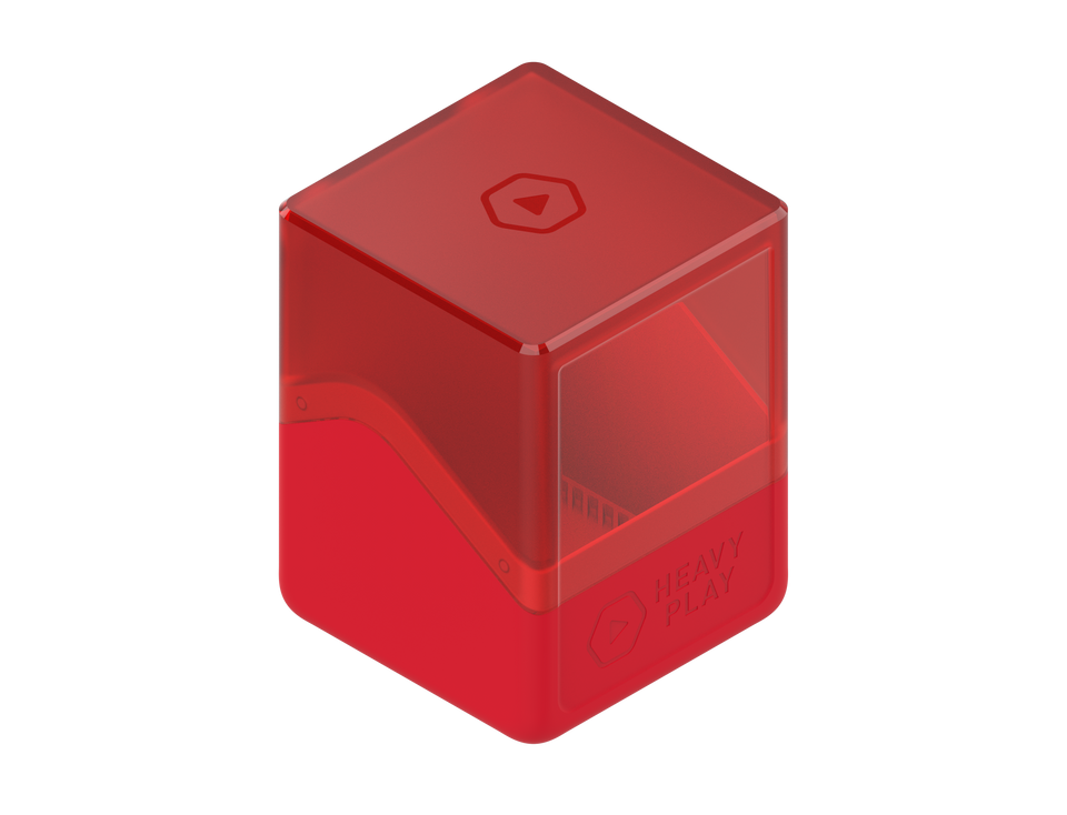 Heavy Play: RFG Deckbox 100 DS Shaman Red