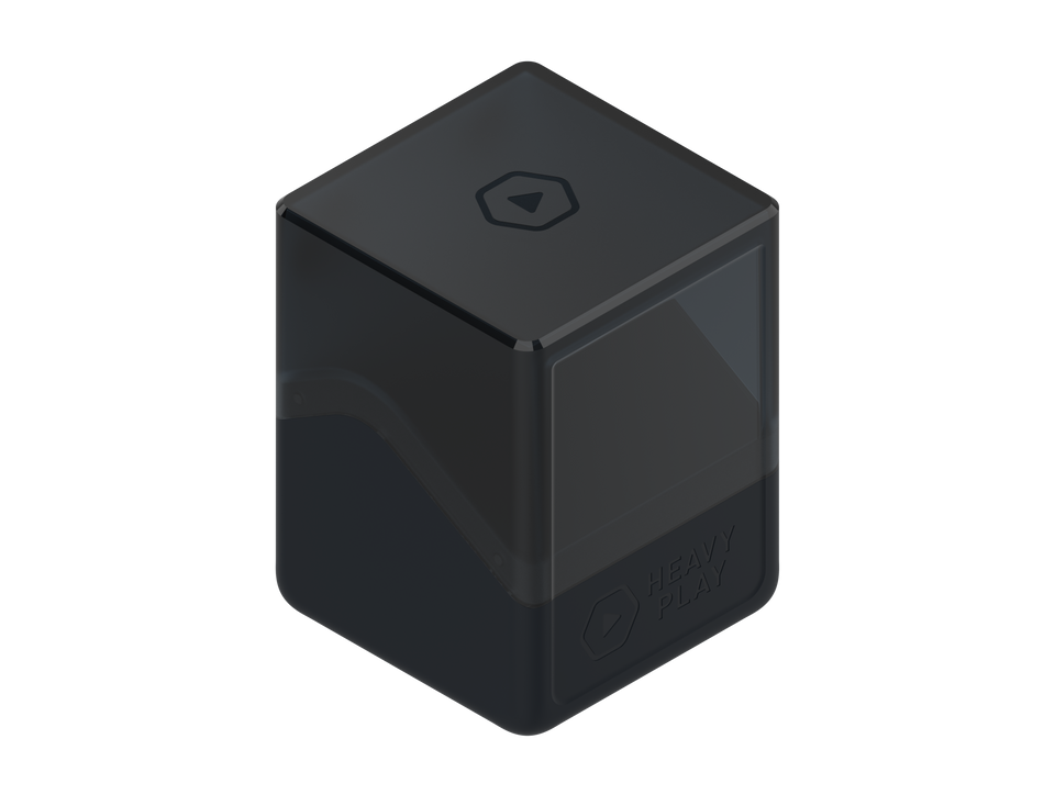 Heavy Play: RFG Deckbox 100 DS Warlock Black