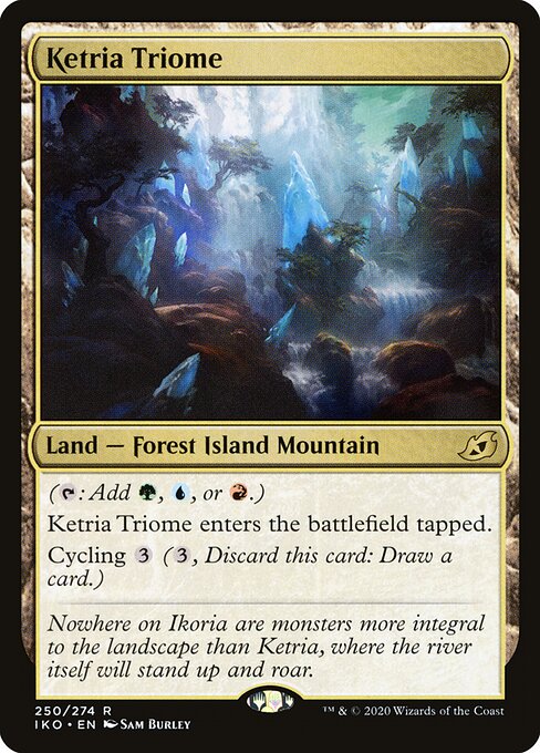 Ketria Triome - Ikoria: Lair of Behemoths IKO 250/274 R (2020; Sam Burley)