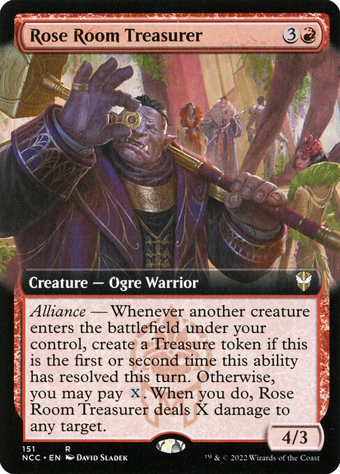 Rose Room Treasurer (Extended Art) - New Capenna Commander