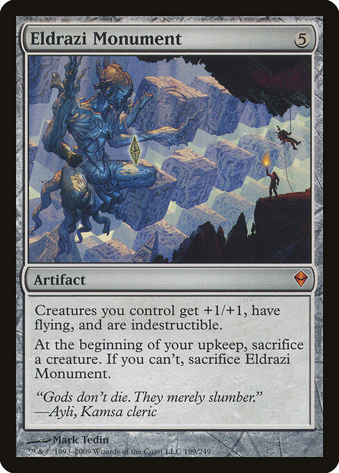 Eldrazi Monument - Zendikar ZEN 199 (hedron set symbol)