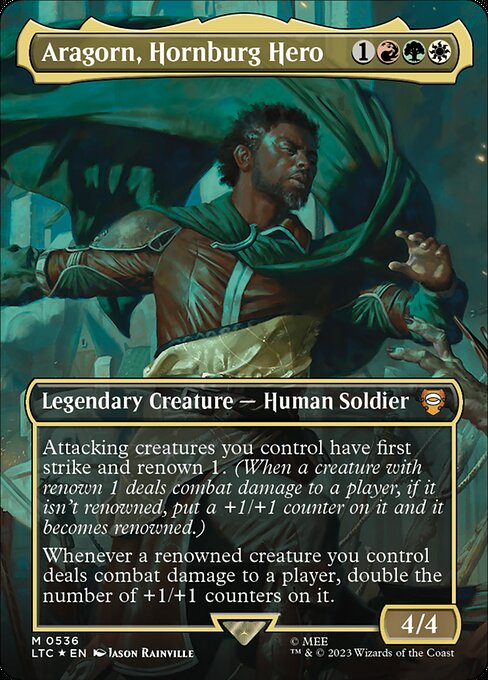Aragorn, Hornburg Hero - FOIL ★ LTC 536