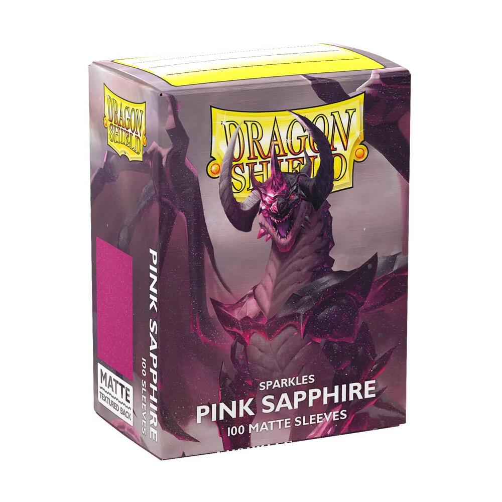 Dragon Shield: Pink Sapphire Matte Sleeves (100)