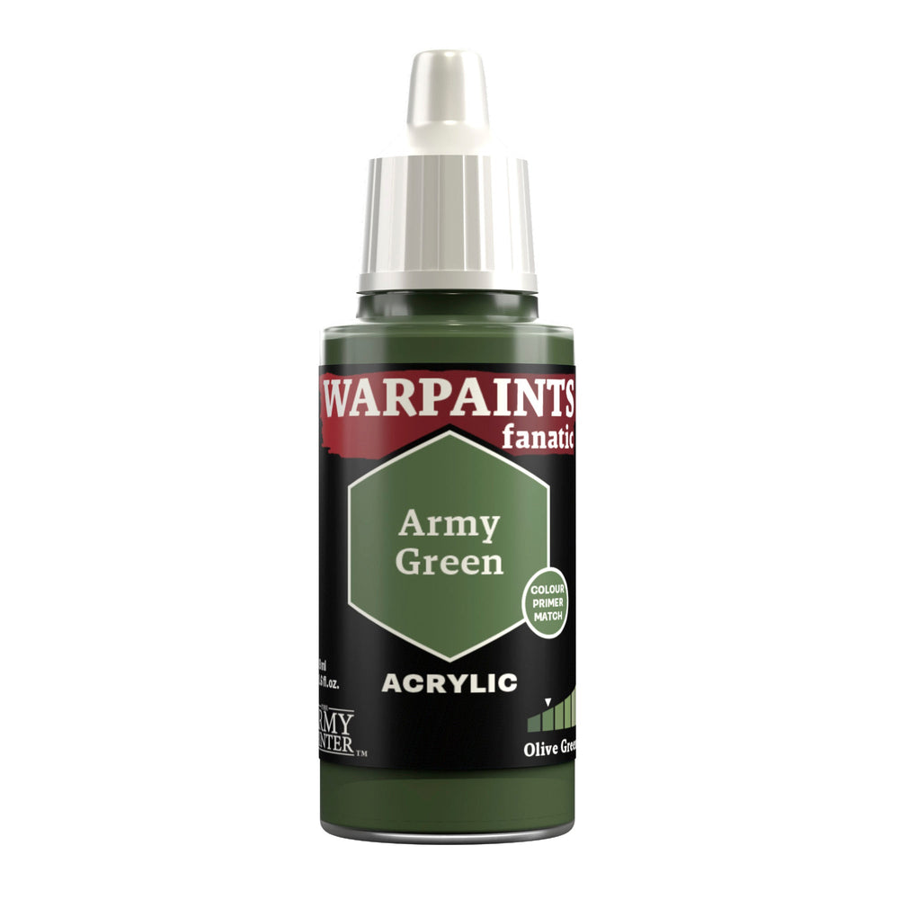 The Army Painter: Warpaints Fanatic - Army Green