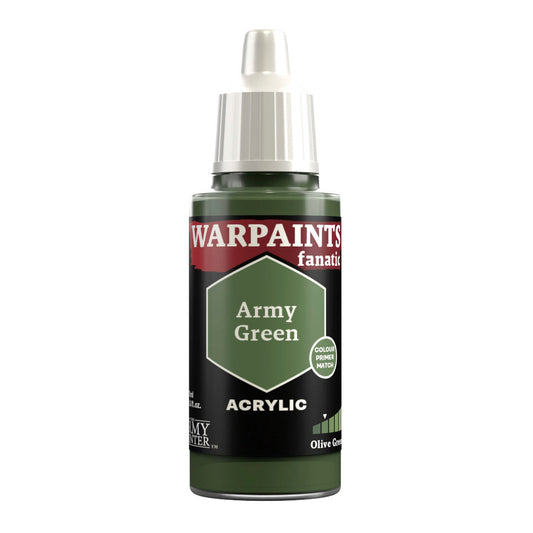The Army Painter: Warpaints Fanatic - Army Green