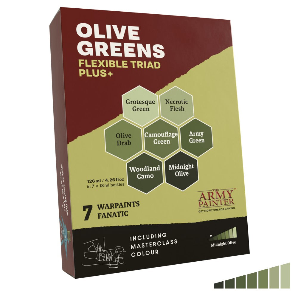 The Army Painter: Flexible Triad PLUS+: Olive Greens