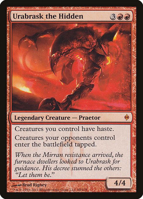 Urabrask the Hidden - FOIL ★ NPH 98/175 (New Phyrexia), (c) 2011