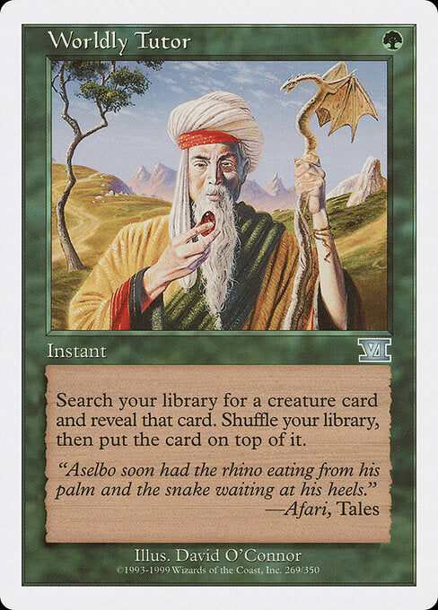 Worldly Tutor — 6ED