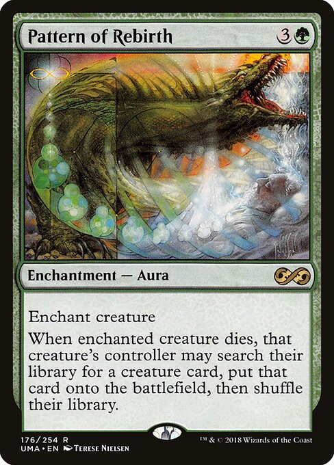 Pattern of Rebirth - Ultimate Masters UMA 176/254 R (2018; Terese Nielsen art)