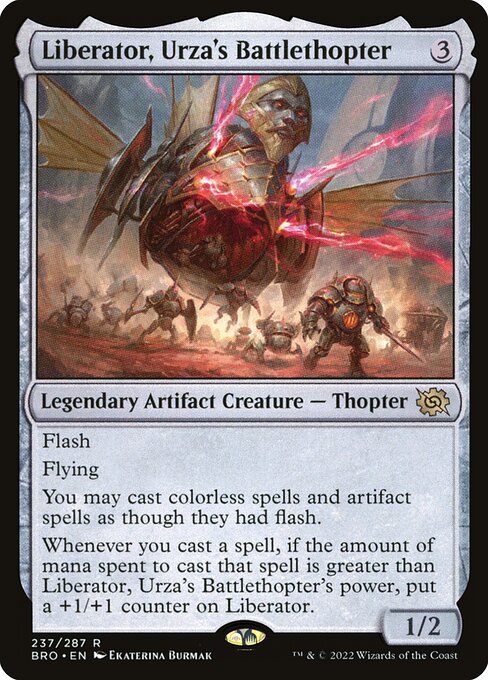 Liberator, Urza's Battlethopter - FOIL ★ The Brothers' War BRO 237/287 R