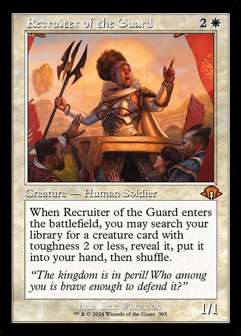 Recruiter of the Guard - Modern Horizons 3 MH3 395 retro frame (2024)