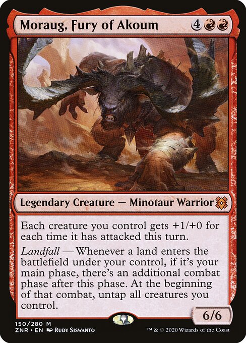 Moraug, Fury of Akoum - Zendikar Rising ZNR 150/280 M