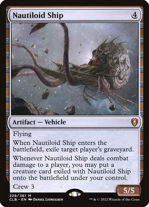 Nautiloid Ship - Commander Legends: Battle for Baldur's Gate CLB 328/361 M