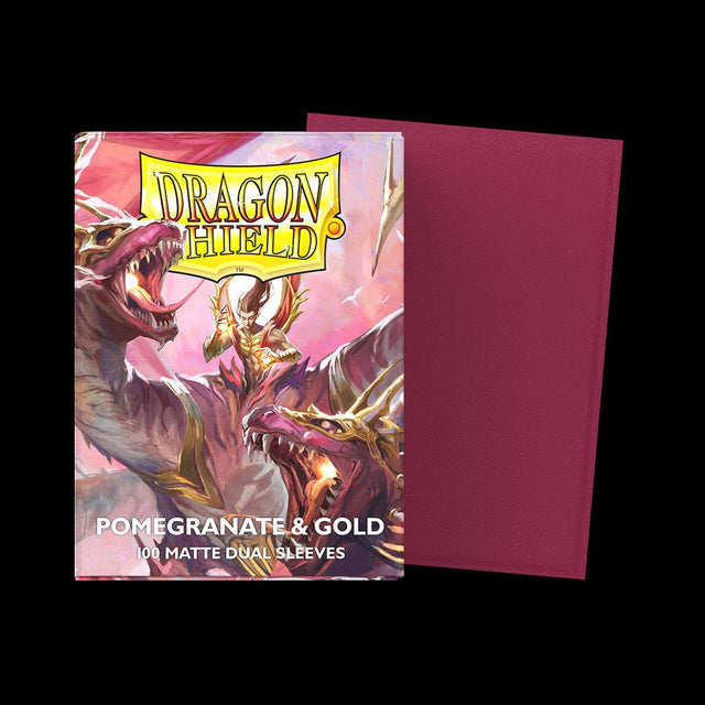 Dragon Shield Dual Pomegranate & Gold