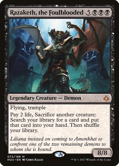 Razaketh, the Foulblooded — HOU
