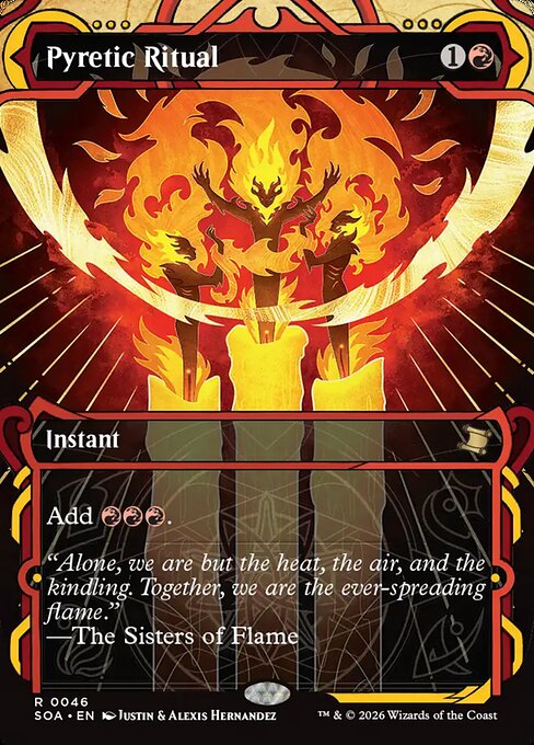 Pyretic Ritual - FOIL ★ SOA 0046 R (showcase)