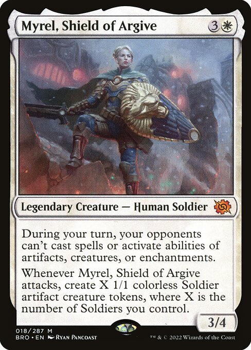 Myrel, Shield of Argive - FOIL ★ The Brothers' War BRO 018/287 2022 M