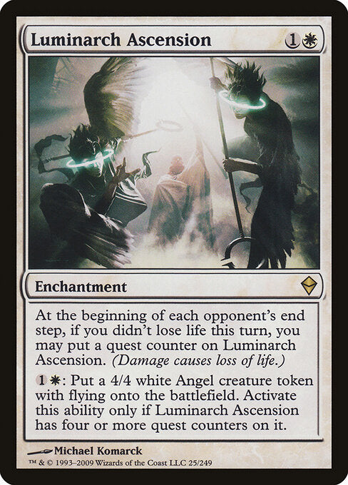 Luminarch Ascension - Zendikar ZEN 25/249 (2009; Michael Komarck)