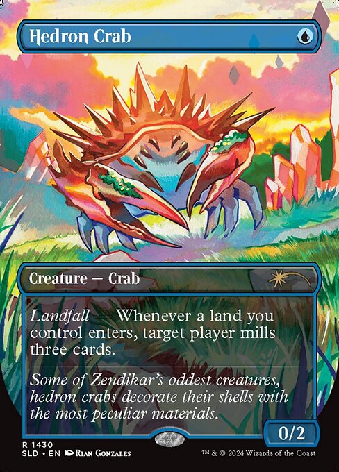 Hedron Crab - Secret Lair Drop SLD 1430 R (2024; Rian Gonzales)