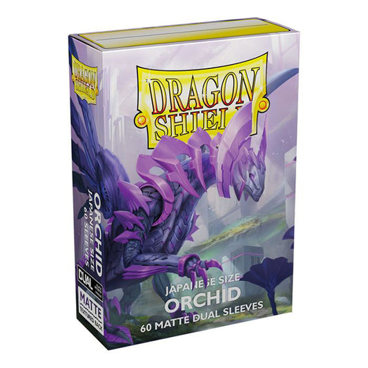 Dragon Shield Sleeves: Japanese DUAL- Matte Orchid 'Emma' (60 ct.)