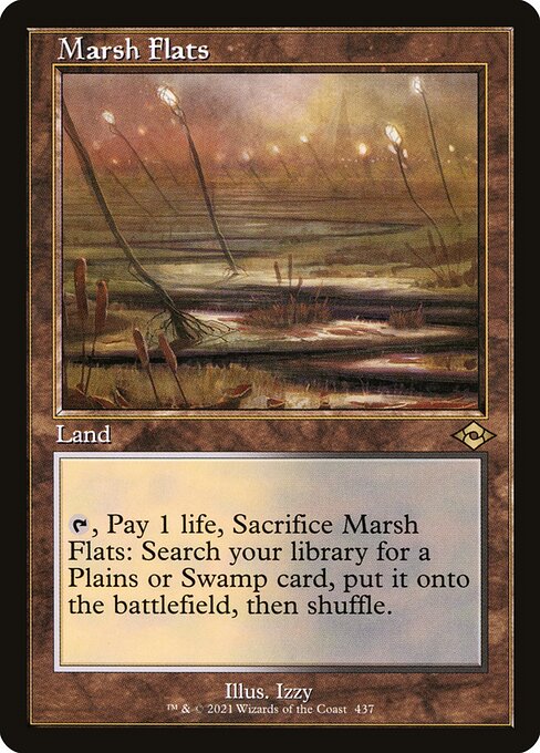 Marsh Flats - FOIL ★ Modern Horizons 2 MH2 437, retro frame