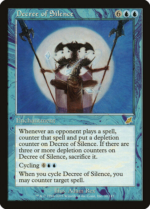Decree of Silence - Scourge SCG 32/143 R (2003; Adam Rex)