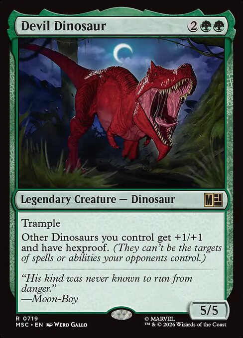 Devil Dinosaur — MSC