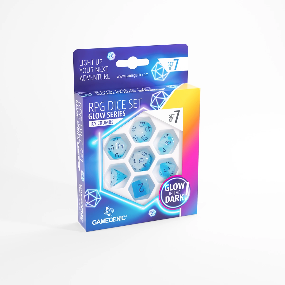 Gamegenic RPG Dice Set Glow Series