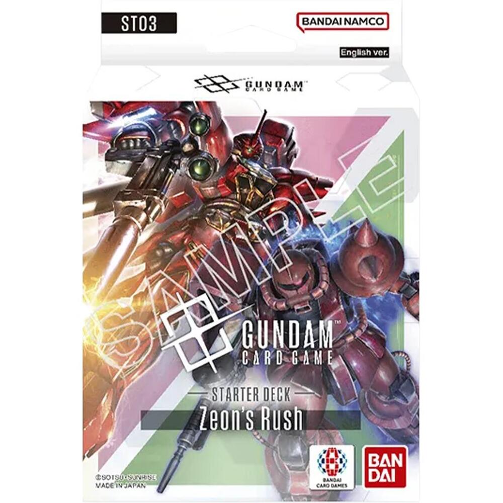 Gundam Card Game: Zeon's Rush Starter Deck (ST03)