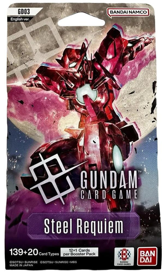 Gundam Card Game: Steel Requiem Sleeved Booster Pack