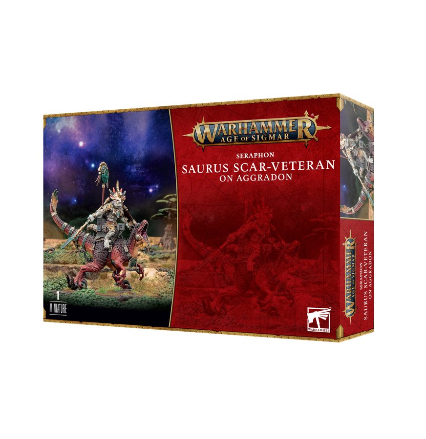 Seraphon: Saurus Scar Veteran On Aggradon