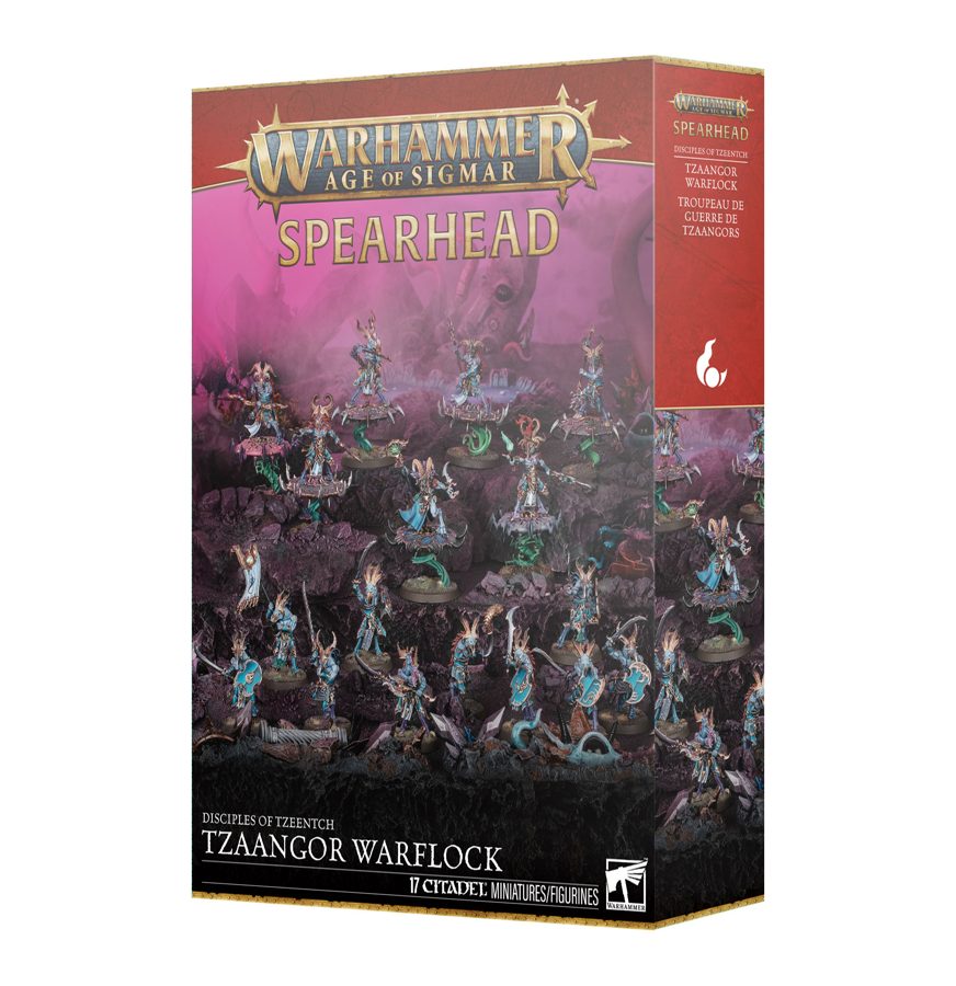 Spearhead Disciples of Tzeentch Tzaangor Warflock