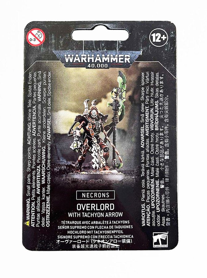 Necrons: Overlord with Tachyon Arrow