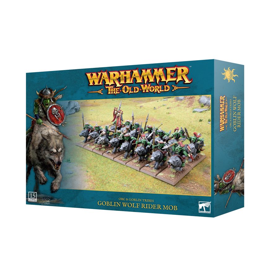 WHTOW Orc and Goblin Tribes Goblin Wolf Rider Mob