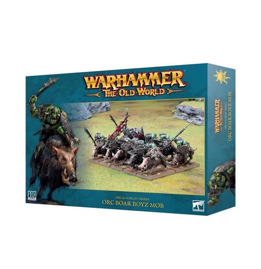 WHTOW Orcs and Goblins Orc Boar Boyz Mob
